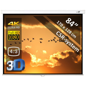 Manual screen 84" - 213 cm (4:3)